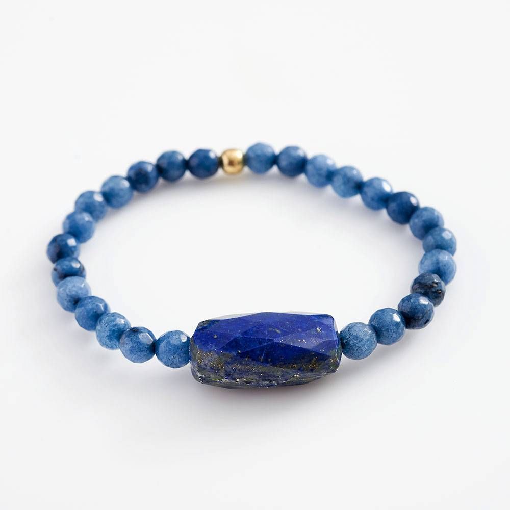 Lapis Good Vibes Bracelet