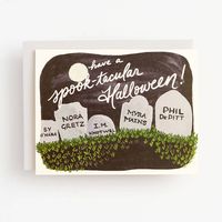 Tombstones Halloween Card