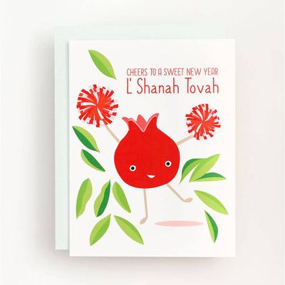 Cheers Sweet New Year Rosh Hashanah Card