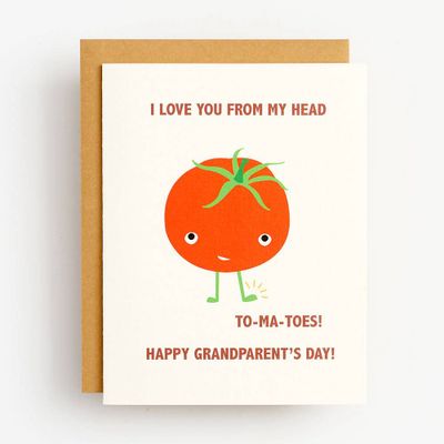 To-Ma-Toes Grandparent's Day Card