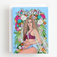 Congrats Bey-B Baby Card