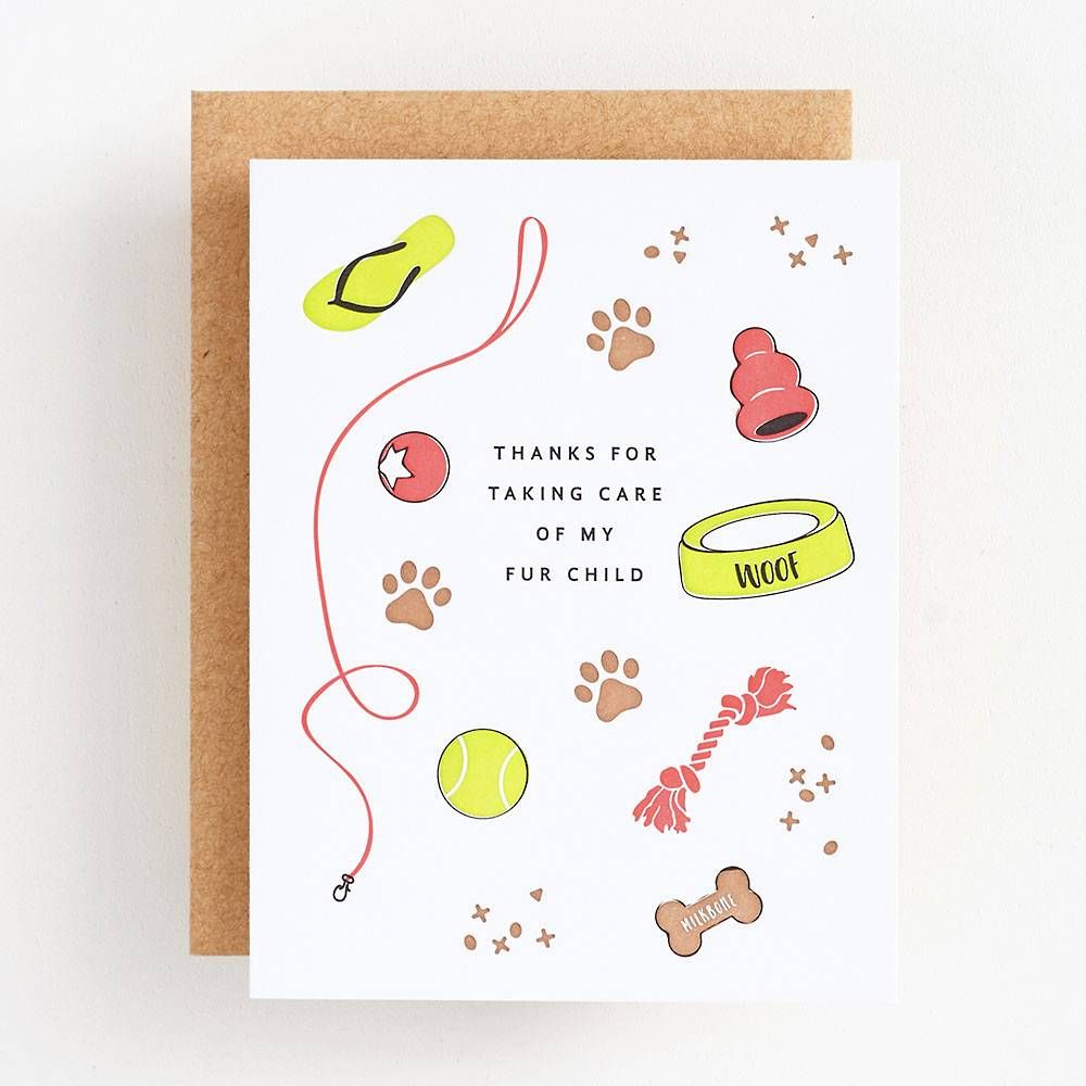 Fur Child Thank You Card