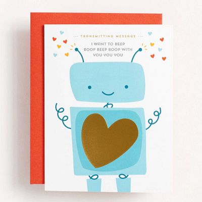 Robot Romance Card