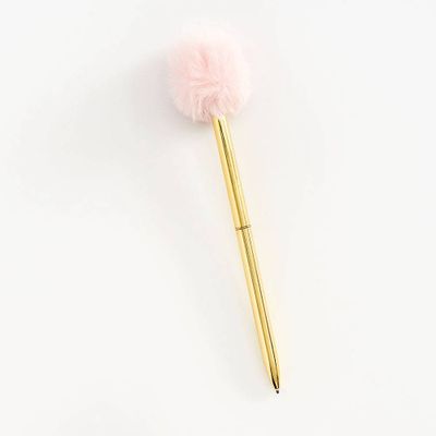 Light Pink Pom Pen