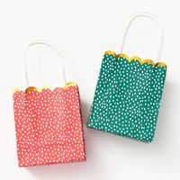 Red & Green Flurry Treat Bags