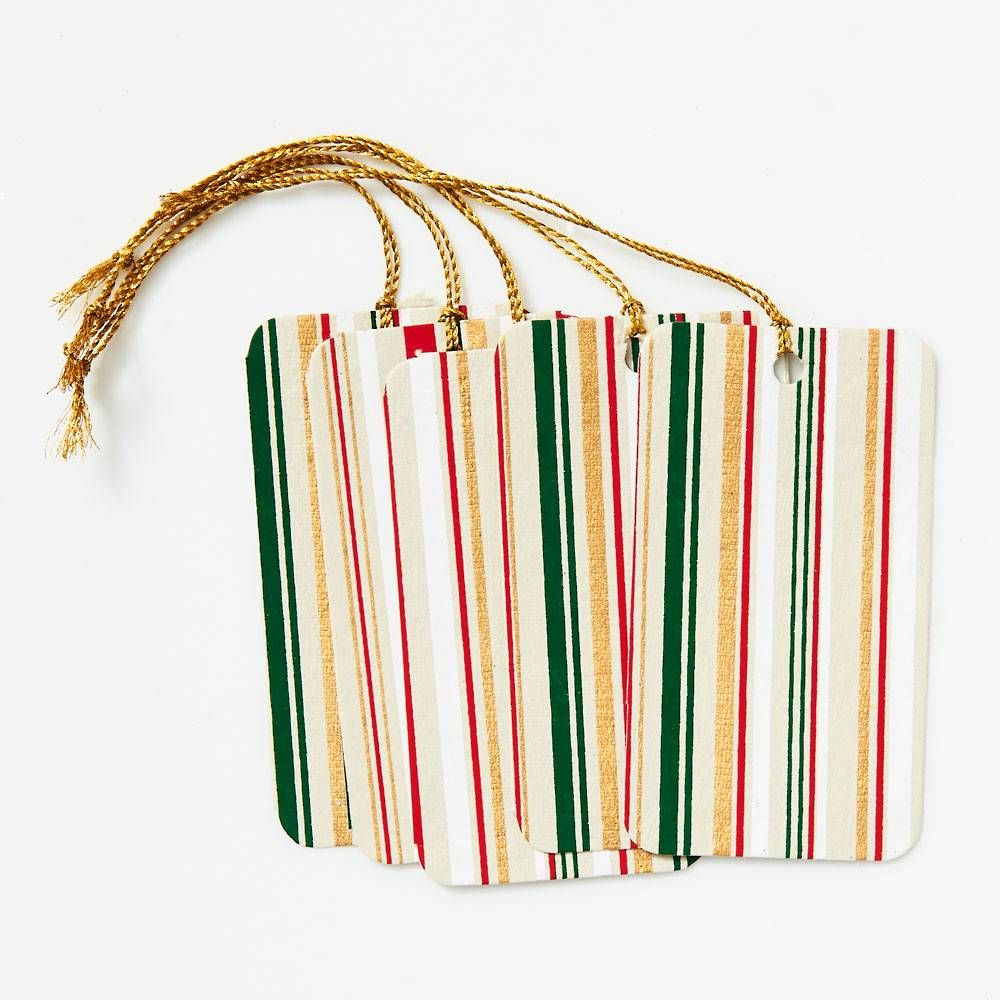 Christmas Stripe Gift Tags