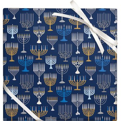 Multi Menorah Flat Wrap