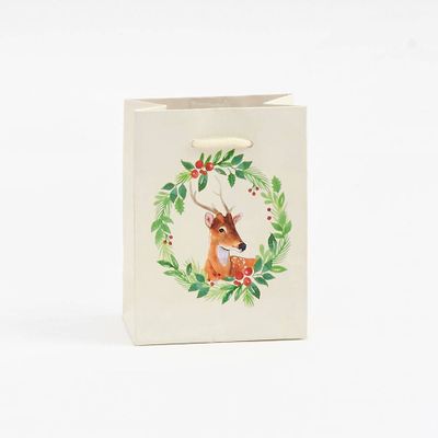 Reindeer Wreaths Small Bag