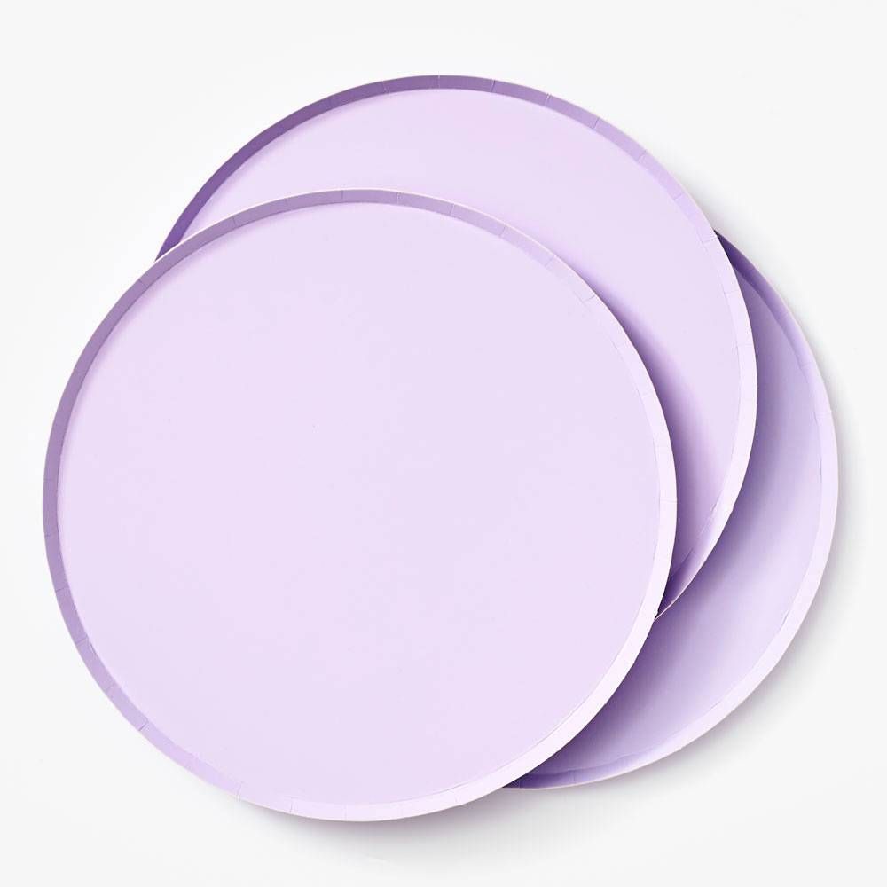 Large Lilac Plates