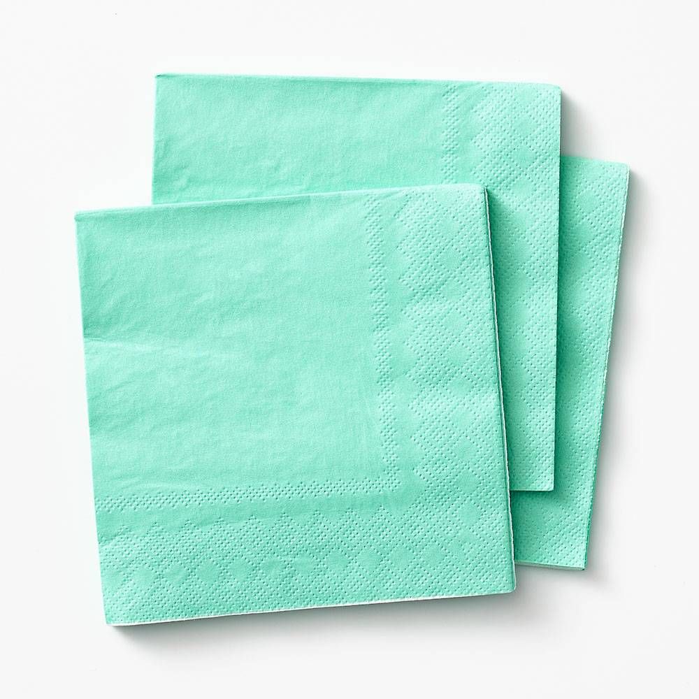 Mint Cocktail Napkins