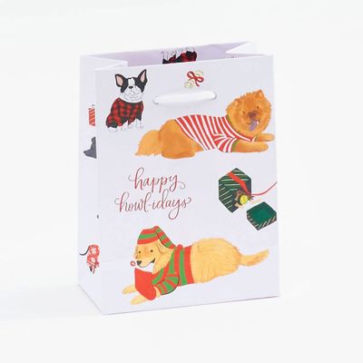 Dogs in Pajamas Small Gift Bag