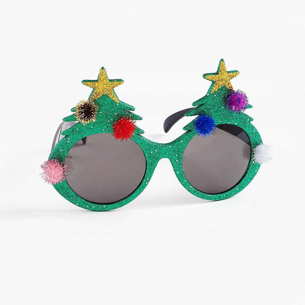 Christmas Tree Glitter Sunglasses