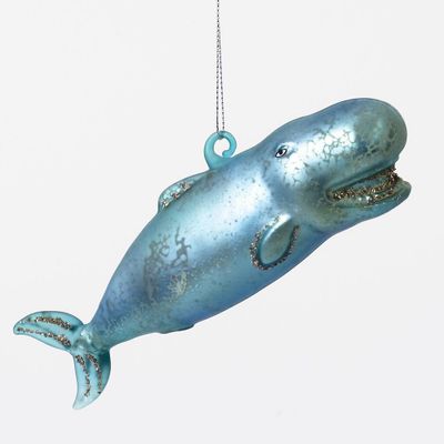 Blue Whale Ornament