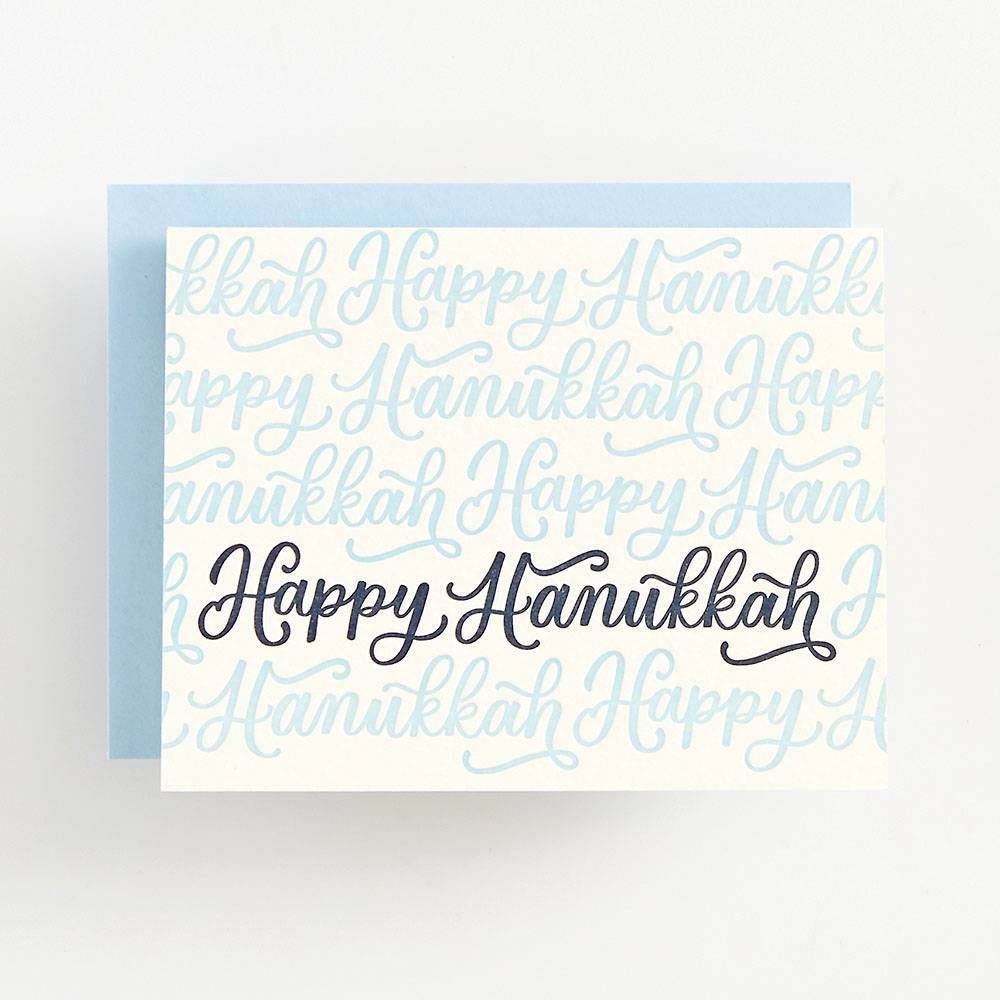 Script Happy Hanukkah Card