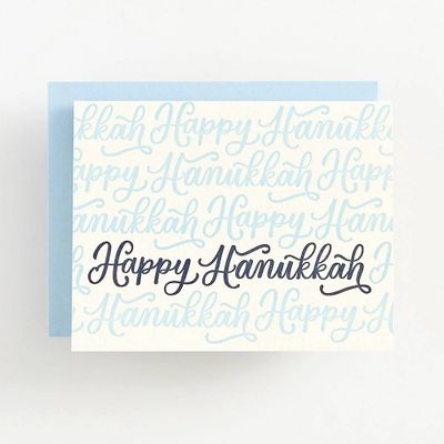 Script Happy Hanukkah Card