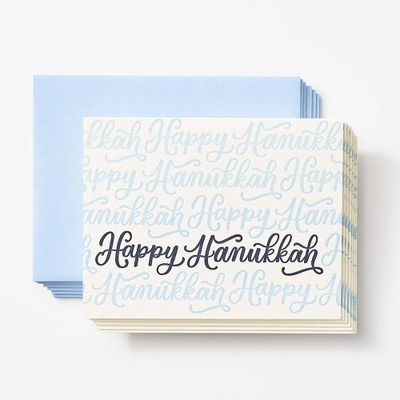 Script Happy Hanukkah Card Set