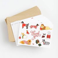 Happy Howlidays Thank You Cards