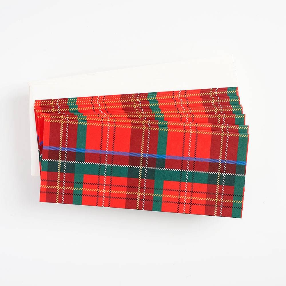 Tartan Plaid Money Cards