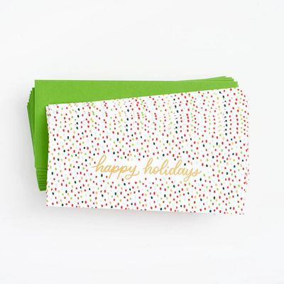 Colorful Flurry Money Cards