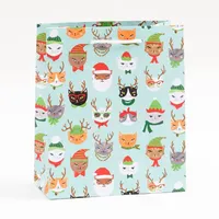 Meowy Christmas Medium Bag