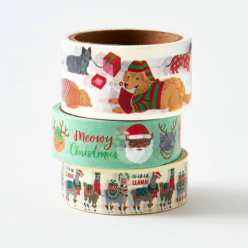 Christmas Critters Washi Tape Set