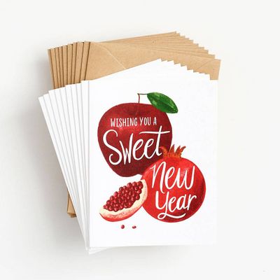 Sweet Rosh Hashanah Stationery Set