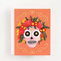 Sugar Skull Halloween Card