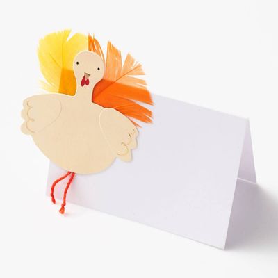 Feather Turkey Placecards