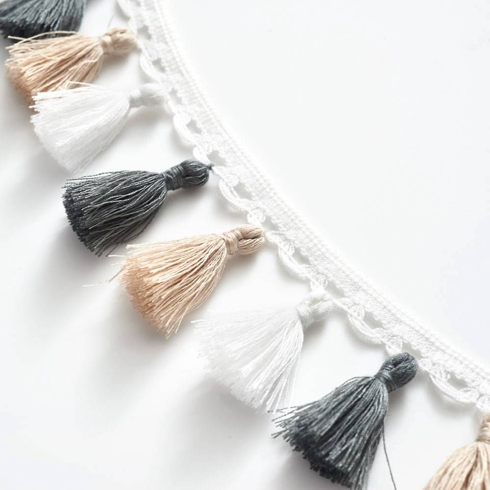 Neutral Tassels Ribbon