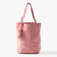 Pink Suede Tote