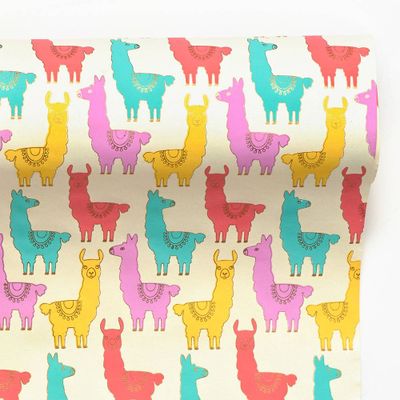 Pastel Llama Handmade Paper