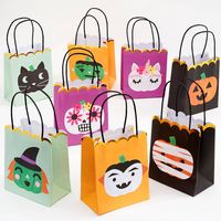 Costumed Pumpkin Treat Bags