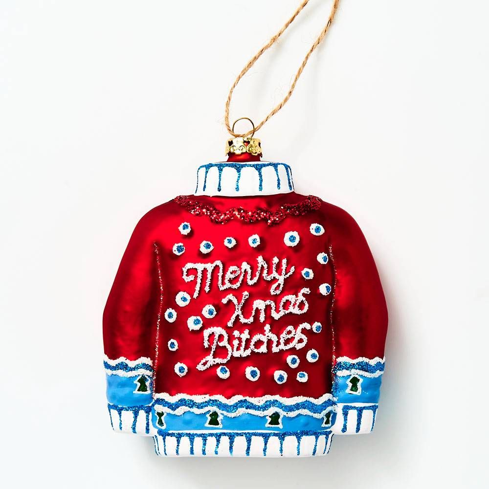 Merry Xmas Sweater Ornament