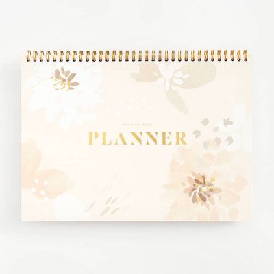 Floral Lustre Weekly Planner