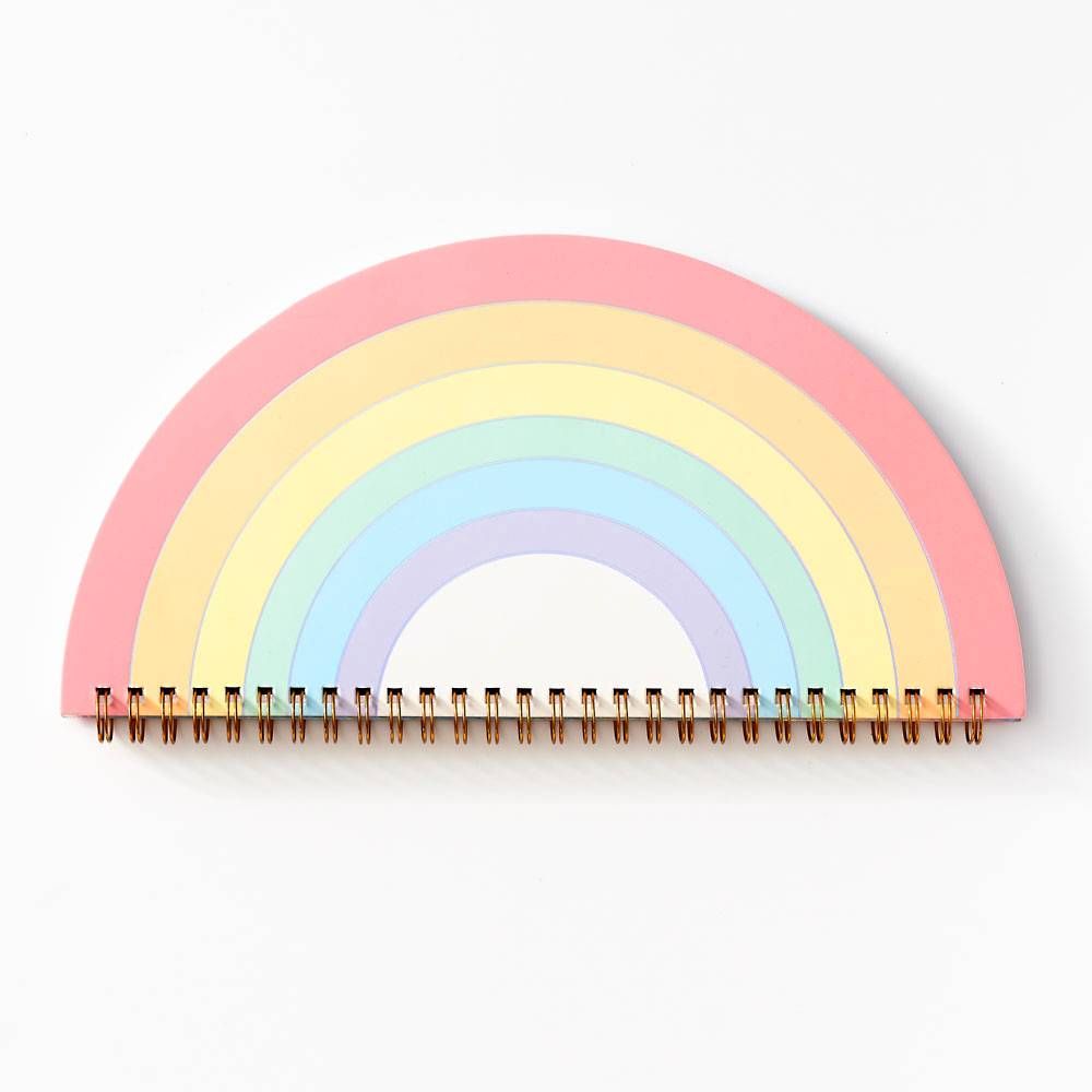 Rainbow Die Cut Perpetual Planner