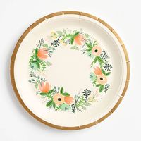 Large Wildflower Plates