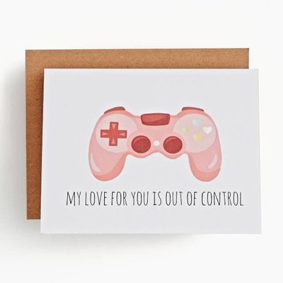 Out of Control Love Card