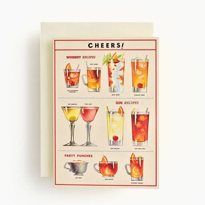 Whiskey Recipes Greeting Card