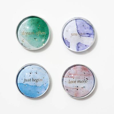 Watercolor Glaze Magnets