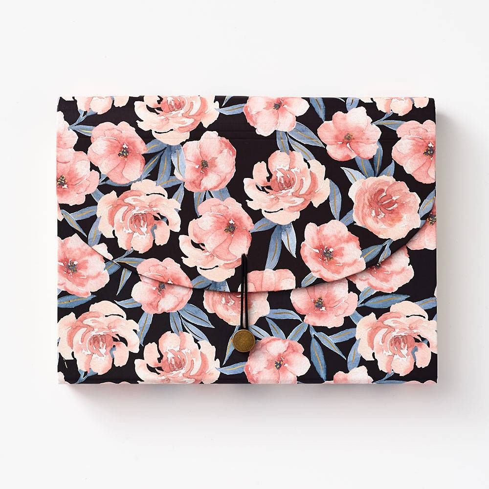 Paper Source Floral Paperboard Folio