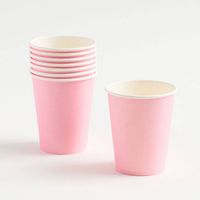 Blush Paper Cups