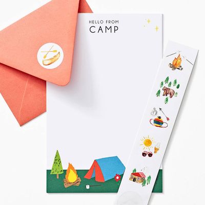 Hello From Camp Stationery Set