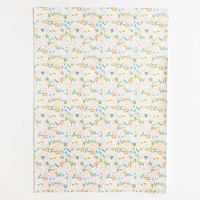 Meadow on White Flat Wrap