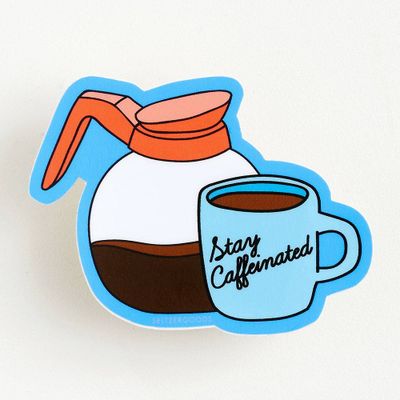 Caffeinated Sticker