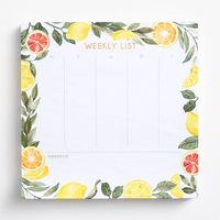 Tuscany Square Weekly List Pad