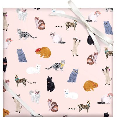 Sophisti-Cats Wrapping Paper