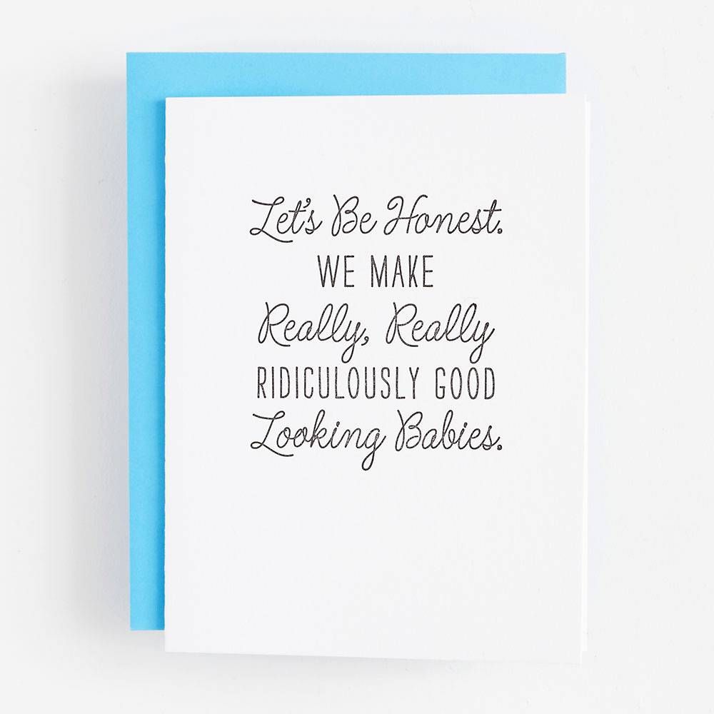 Good Looking Babies Greeting Card