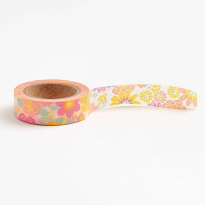 Bright Floral Washi Tape