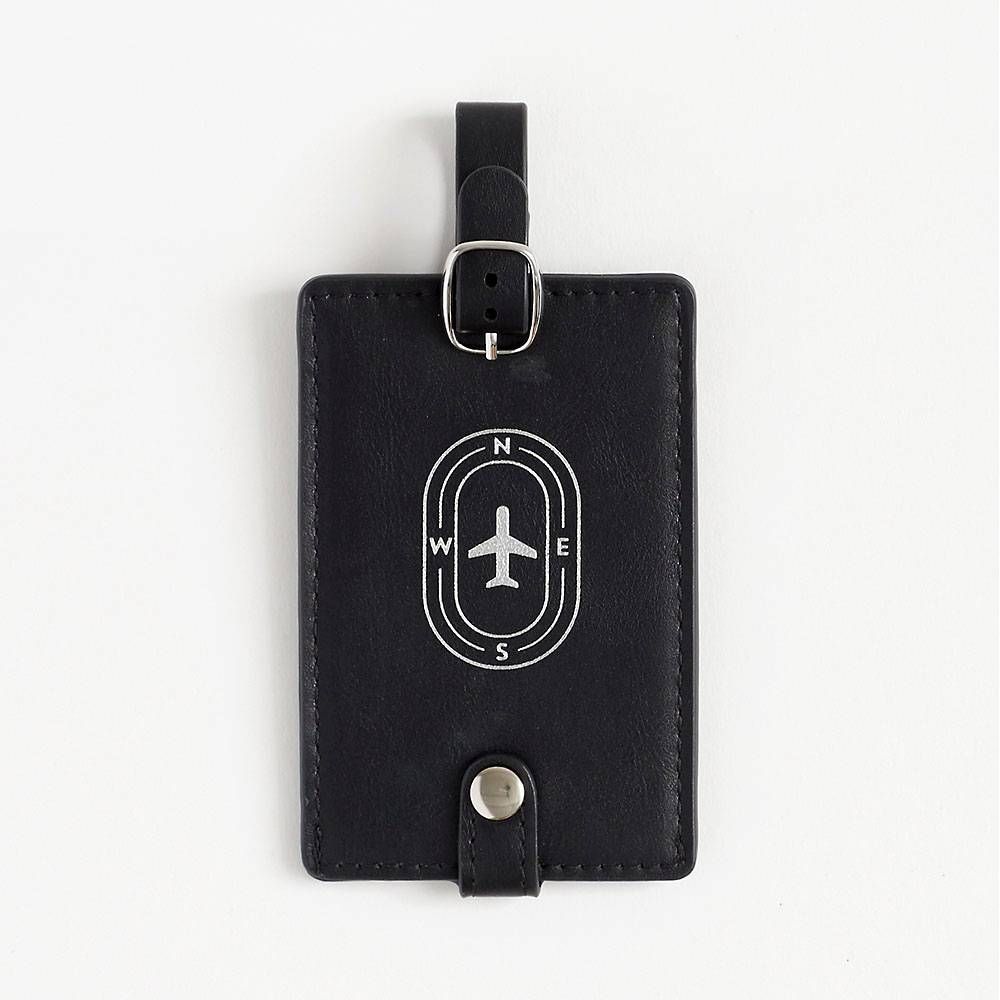 Black Luggage Tag