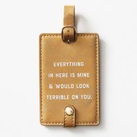 Mine Luggage Tag